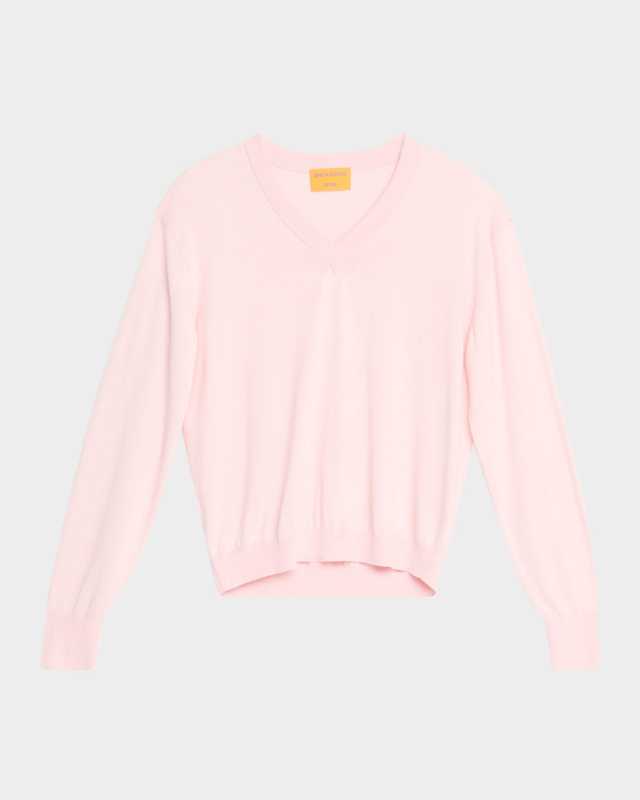 The V Silk-Linen Sweater